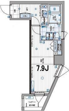 パティーナ三田台(1K/3階)の間取り写真