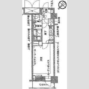 メゾン・ド・ヴィレ日本橋中洲(1K/8階)の間取り写真