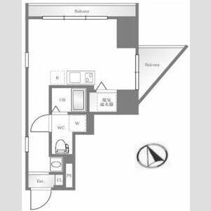 ライオンズマンション西五反田第2 4階階 間取り