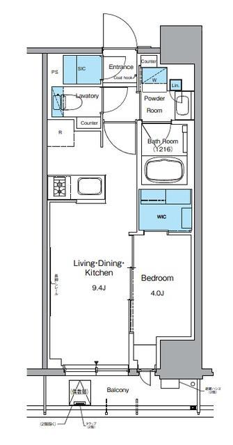 ルフォンプログレ上野御徒町(1LDK/3階)の間取り写真