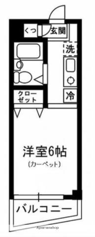 みつぼしビル(ワンルーム/5階)の間取り写真