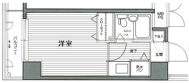 ガラ・シティ白金台 8階階 間取り
