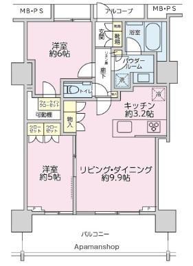 プラウドシティ蒲田 12階階 間取り