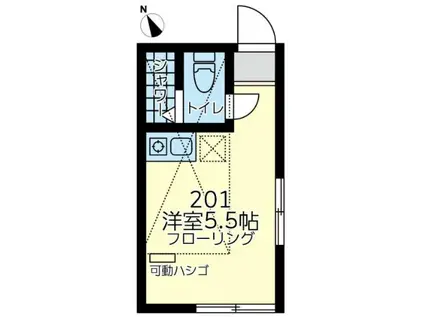 セリジエ川崎(ワンルーム/2階)の間取り写真