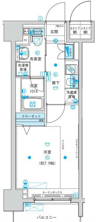 メインステージ森下 4階階 間取り