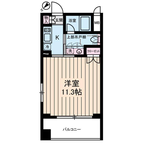 オーベルジュ日本橋 5階階 間取り