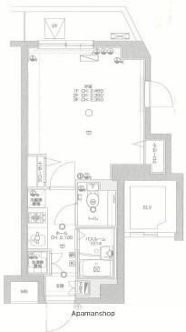 AMAVEL羽田空港(1K/3階)の間取り写真