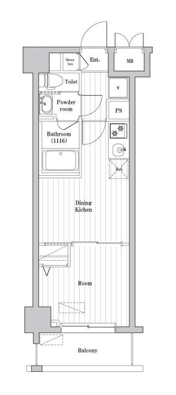 ハーモニーレジデンス東京大島ザ・ガーデン 6階階 間取り