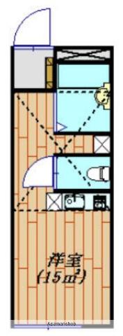 LEALE(ワンルーム/2階)の間取り写真