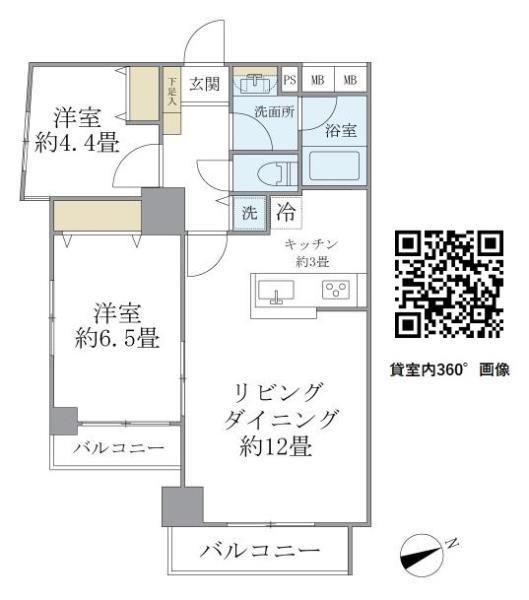 KDXレジデンス秋葉原 5階階 間取り