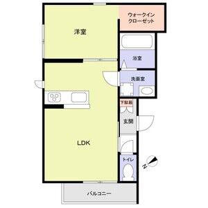 CHALEUREUX表参道(1LDK/3階)の間取り写真