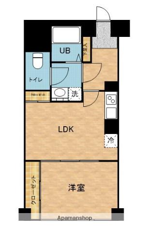 須賀マンション(1LDK/5階)の間取り写真