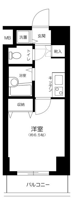 エスコート蒲田 2階階 間取り