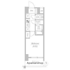 エスタート品川南大井(1K/12階)の間取り写真