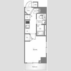 アヴァンティーク銀座東(1K/7階)の間取り写真