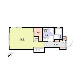 ASTILE目黒不動前(ワンルーム/3階)の間取り写真