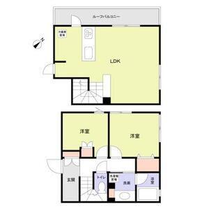 ASTILE目黒不動前(2LDK/4階)の間取り写真