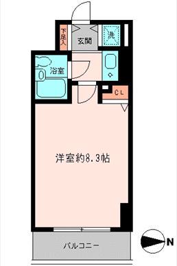 メイツ品川南 8階階 間取り