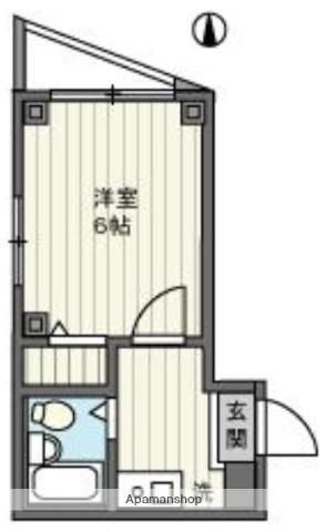 MSハイツⅢ(1K/3階)の間取り写真