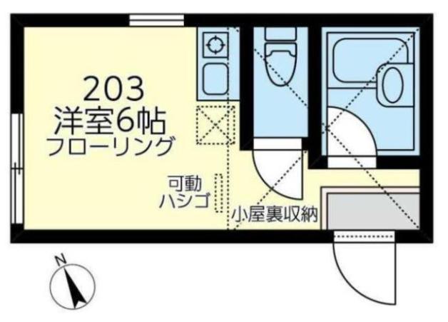 ユナイト桜本ロチェスターの杜 2階階 間取り