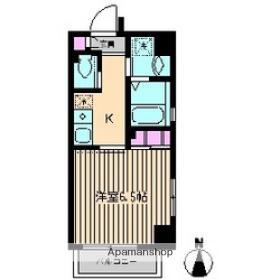 アーク五反田(1K/1階)の間取り写真