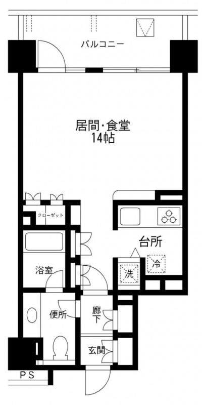 アーバンパーク麻布十番 2階階 間取り