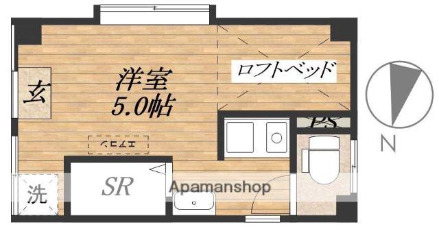 SC蒲田ビル(ワンルーム/1階)の間取り写真