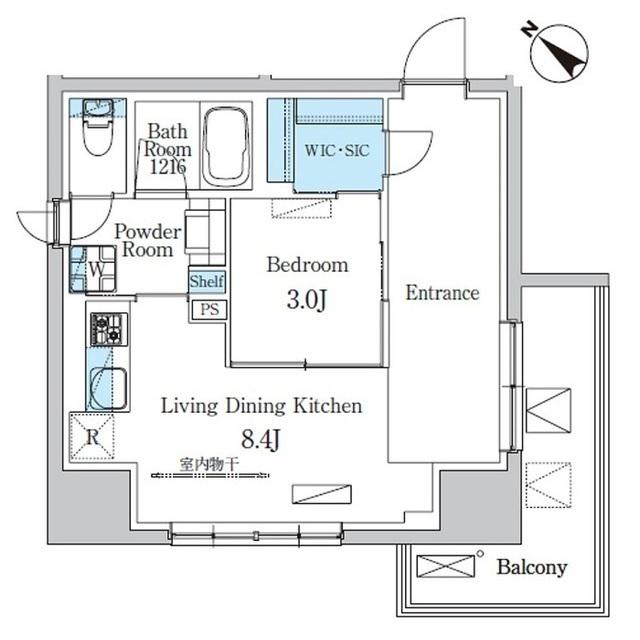 デュオフラッツ池尻大橋(1LDK/5階)の間取り写真