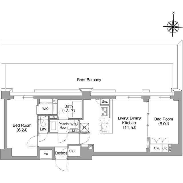 BPRレジデンス大島(2LDK/5階)の間取り写真