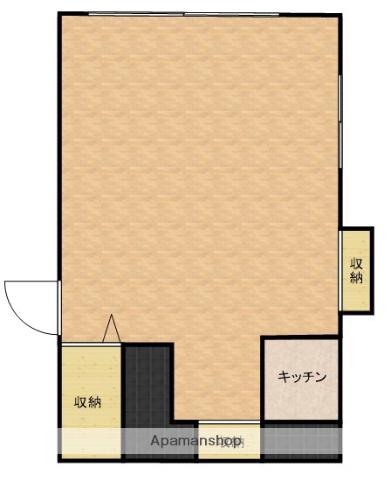 東堤荘(ワンルーム/2階)の間取り写真