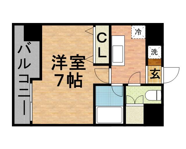 ヤサカハイム市川 1階階 間取り