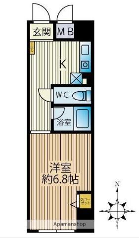 ペガサスステーションプラザ小岩 6階階 間取り