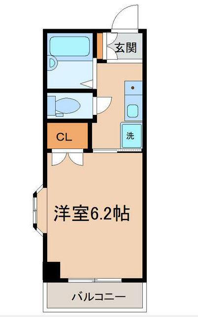 ピュアハイム新小岩(1K/1階)の間取り写真
