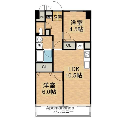 日商岩井新小岩マンション 6階階 間取り