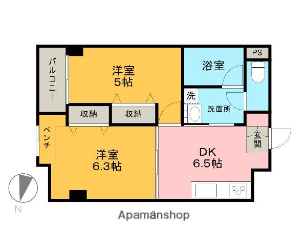 ロフティー平井 5階階 間取り