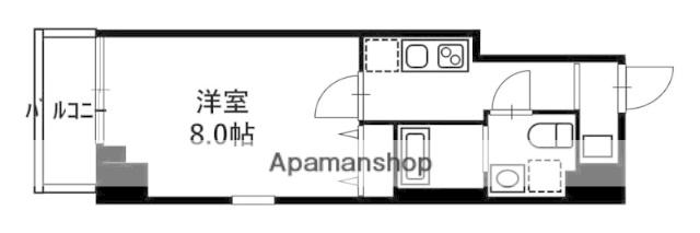 リヴシティ亀戸(1K/3階)の間取り写真