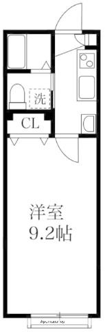 パインヒル18(1K/1階)の間取り写真