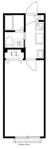 パインヒル18(1K/3階)の間取り写真