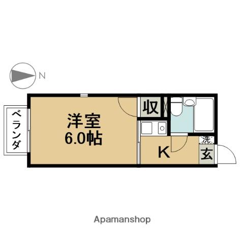モデラートハイツ 1階階 間取り