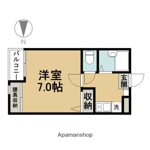 サンクレスト(1K/1階)の間取り写真