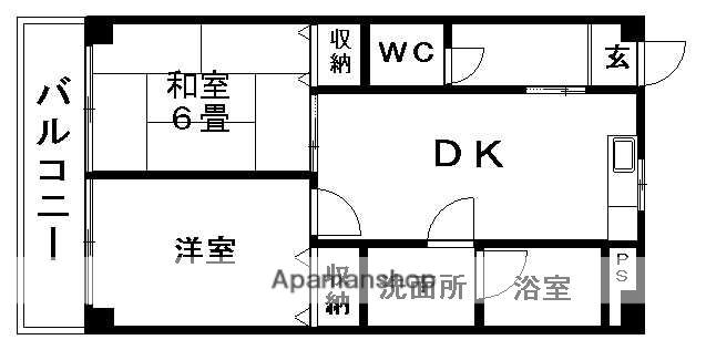 エピナール 1階階 間取り