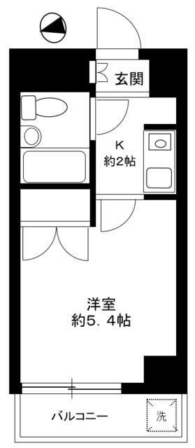 メゾン大森北 5階階 間取り
