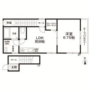 ブランシェ(1LDK/2階)の間取り写真