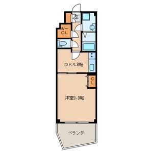 ゴールデンハニーハイツ(1DK/1階)の間取り写真