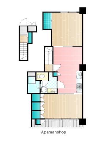 東武西新井第一サンライトマンション(2DK/11階)の間取り写真