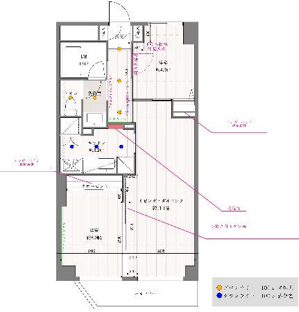 パークアクシス御茶ノ水ステージ(1K/5階)の間取り写真