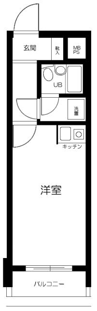 ハイマート入谷 2階階 間取り