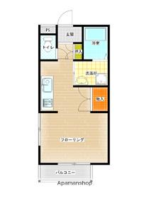 STハイツ(ワンルーム/2階)の間取り写真