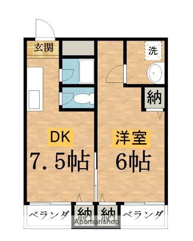 パレットビル 3階階 間取り