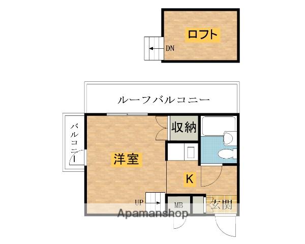 ミディ八王子 4階階 間取り